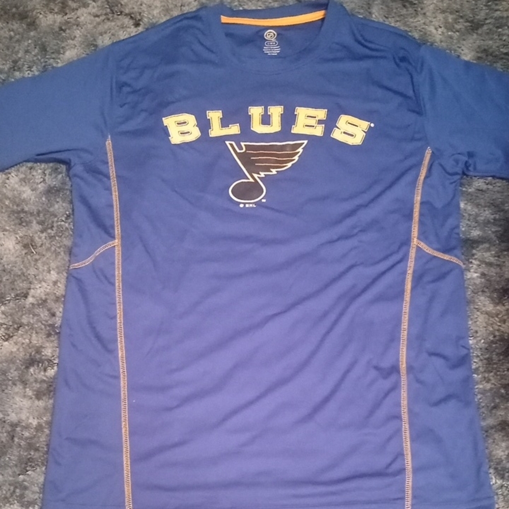 NHL St. Louis Blues Men's Royal Blue Short Sleeve Tee